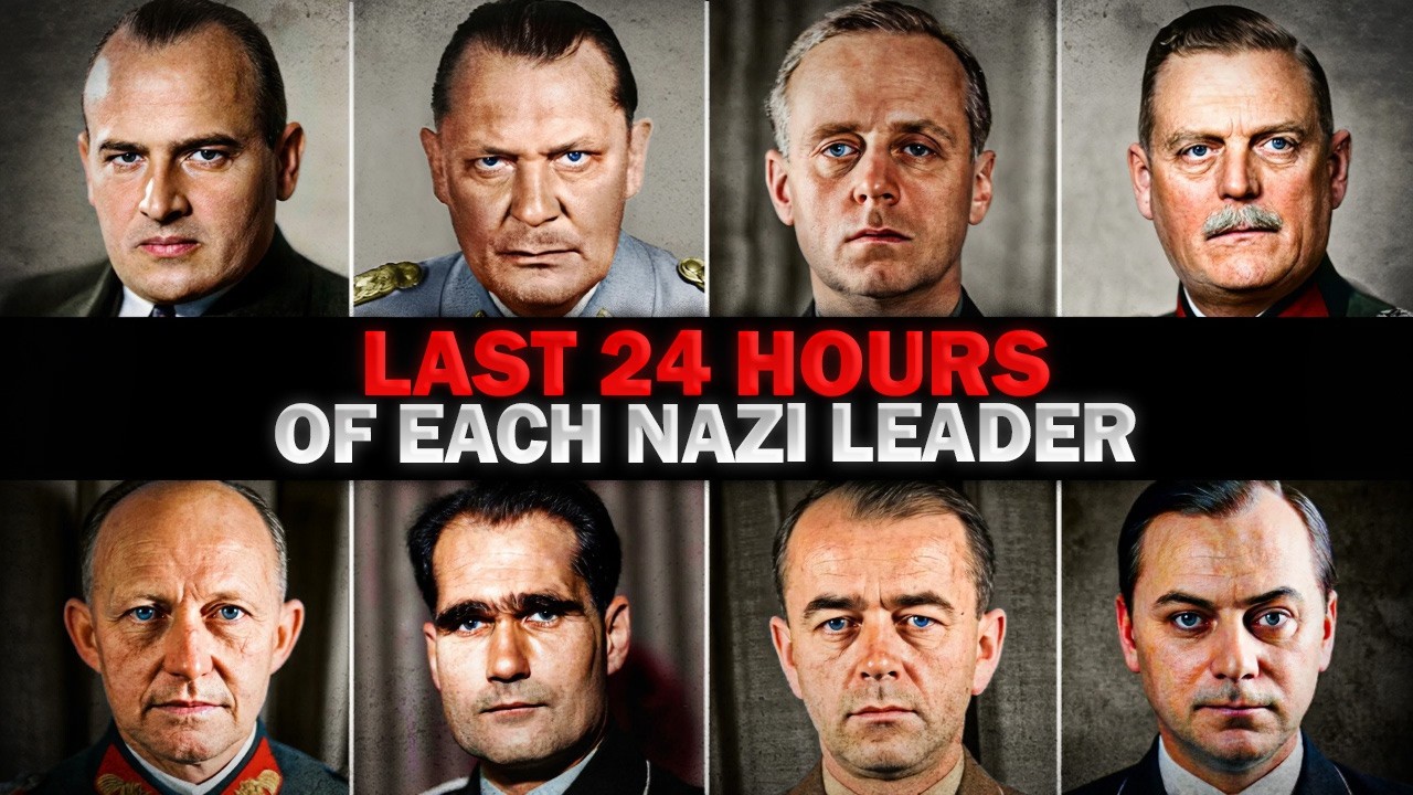 The Last 24 Hours of EVERY NAZI LEADER during the Nuremberg Trials | IN FULL COLOR