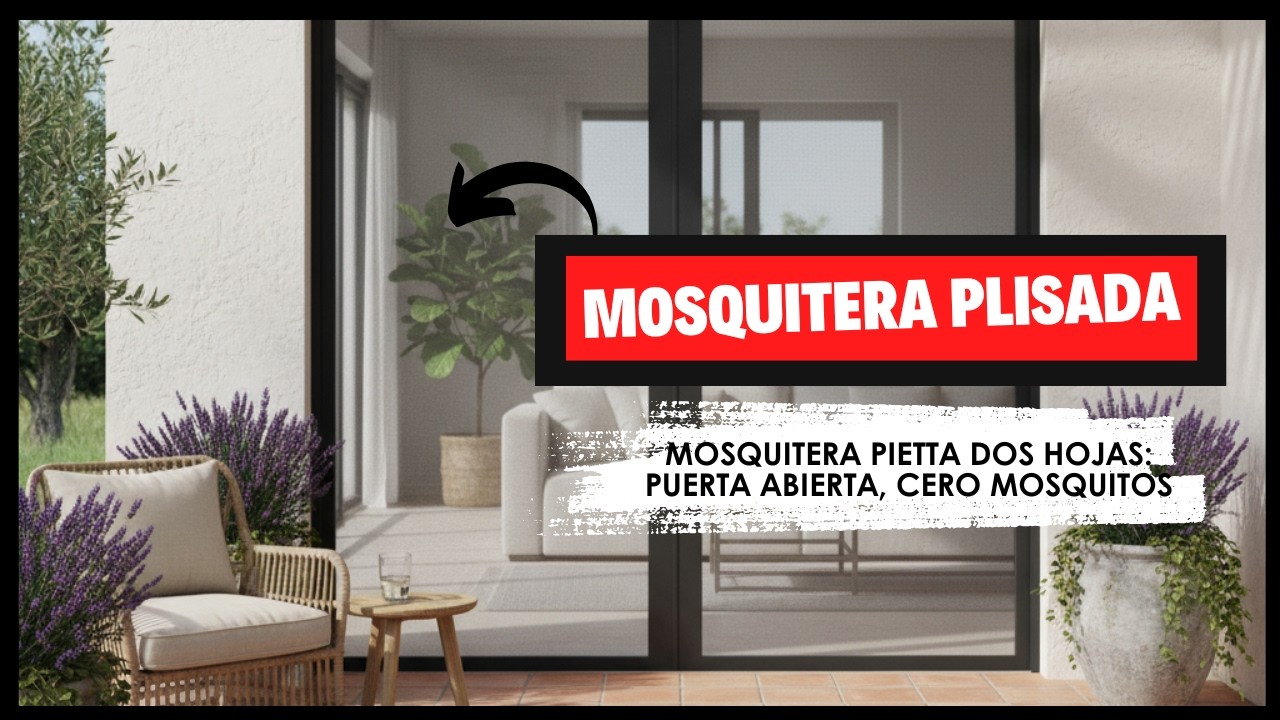Mosquitera Pietta de dos hojas: la puerta que deja pasar el aire, no los mosquitos