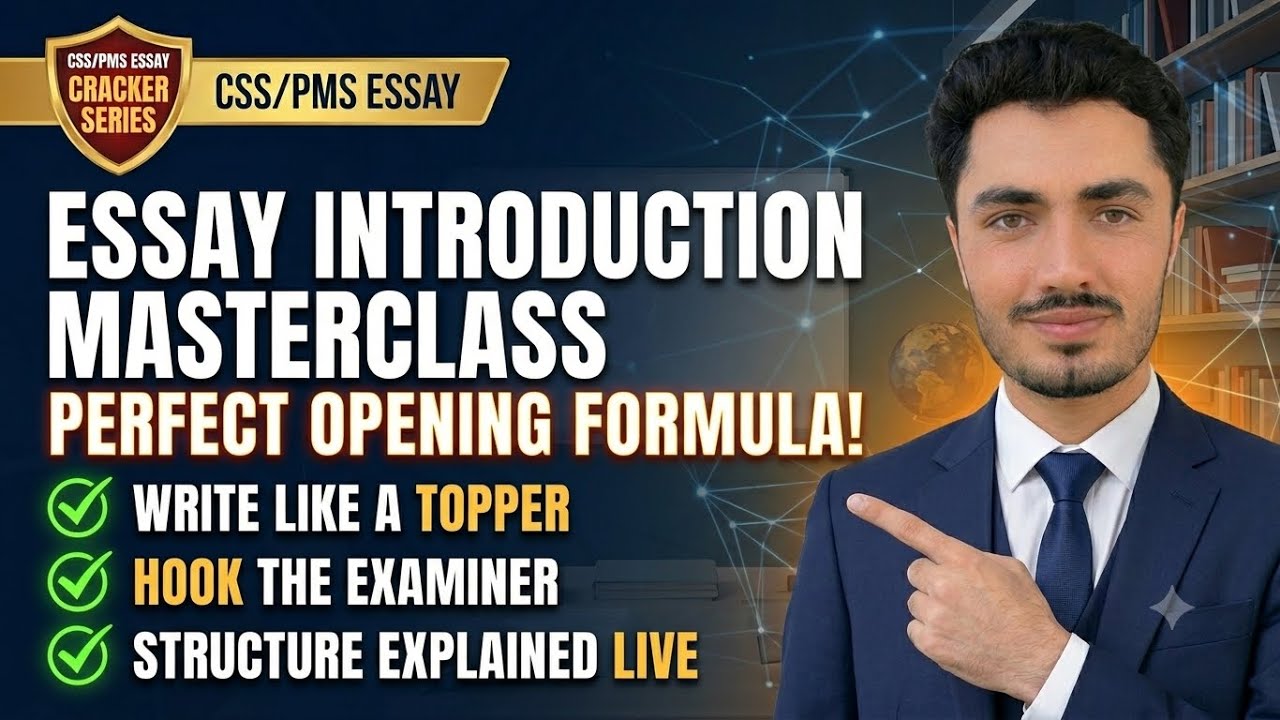 Essay Introduction MASTERCLASS: The Perfect Opening Formula! | CSS/PMS