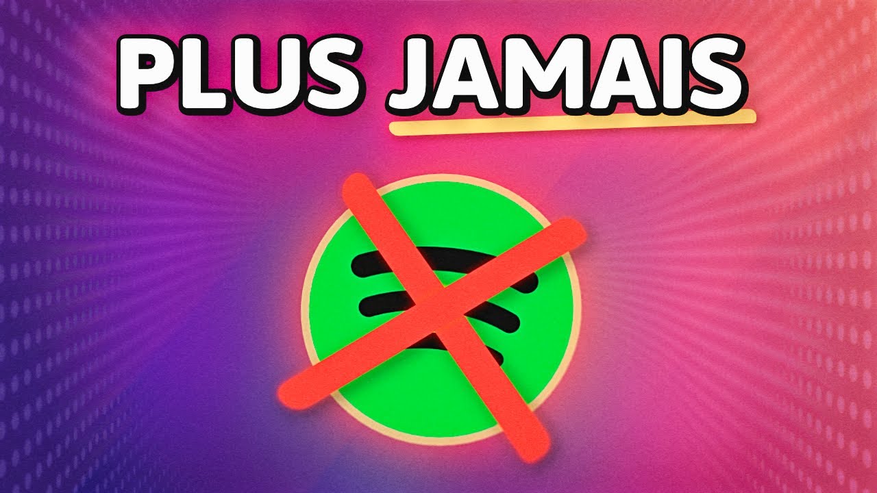 J'ai arrêté Spotify depuis deux ans, et tu devrais faire pareil