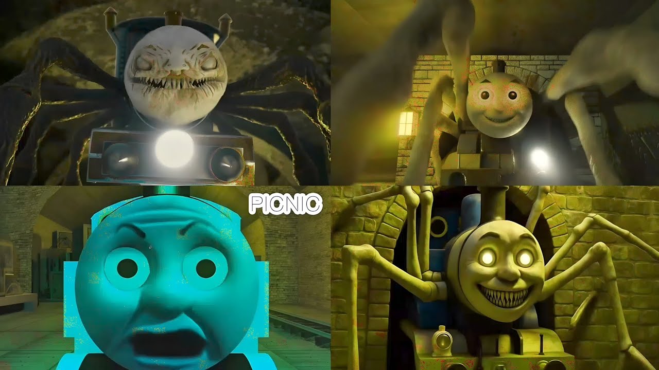 THOMAS TRAIN MONSTER 🚂 🆚 CURSED THOMAS MONSTER 🤖 🆚 CHOO CHOO CHARLES MONSTER ❄️TILES HOP20