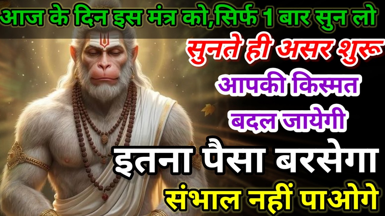 धीमी आवाज में चलाकर छोड़ दें, फिर देखो पूरी दुनिया आपके तलवे चाटेगी, अपार धन प्राप्त होगा #mantra