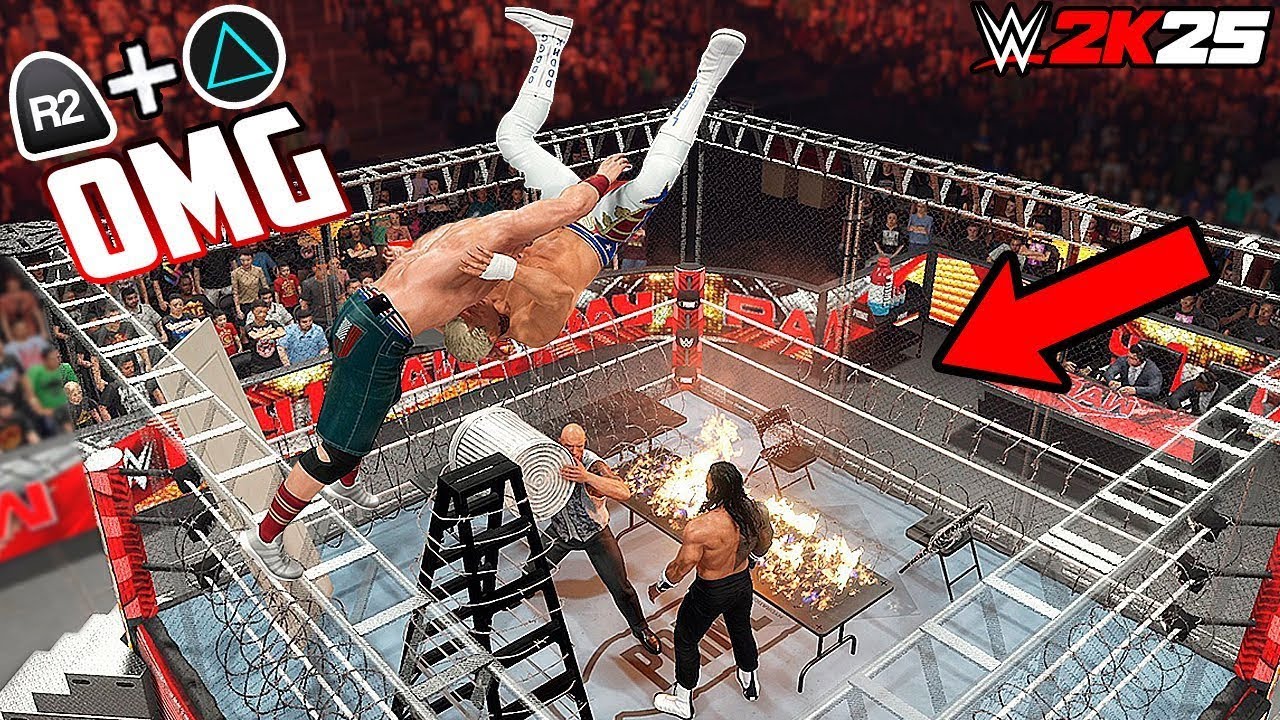 Best OMG Moments in WWE 2K25! (CHAOS)😱😱
