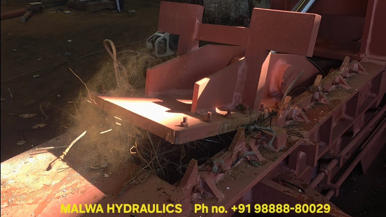 High Density Steel Scrap Baling Press Machine #hydraulic #machine