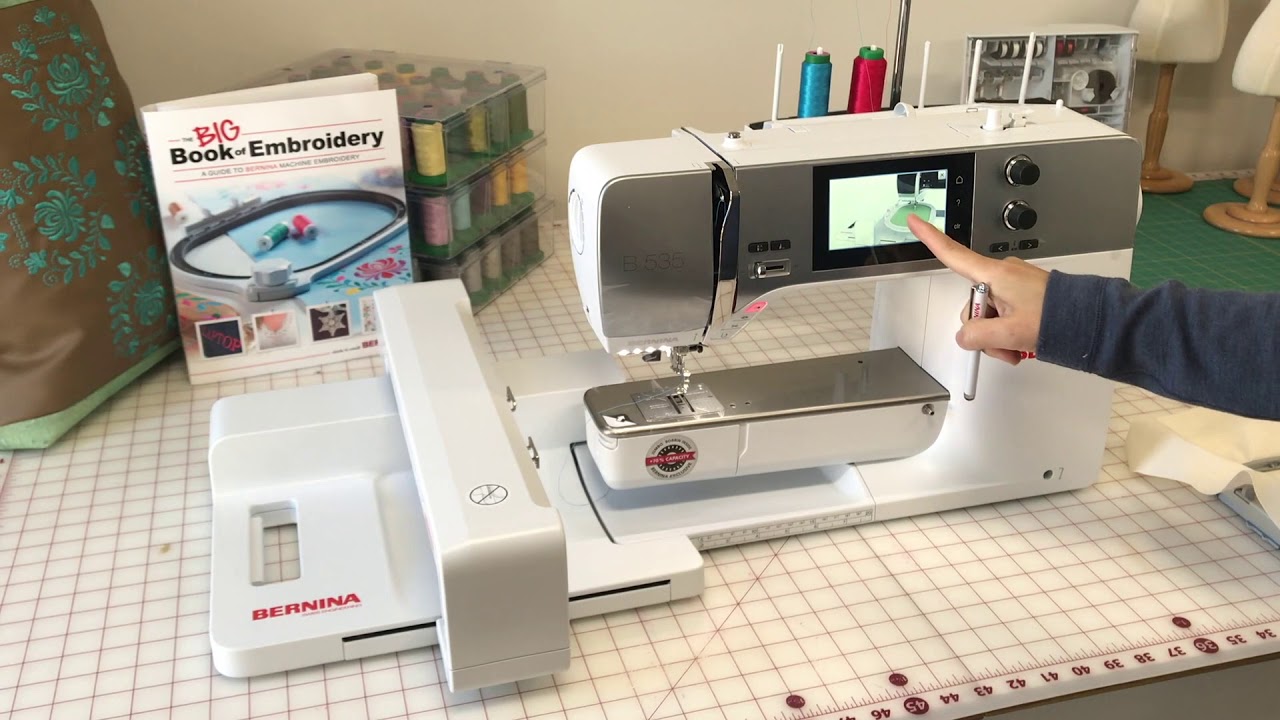 Учебный курс по работе с швейной машинкой Bernina 5 серии - Модуль вышивания. Часть 2 из 2.