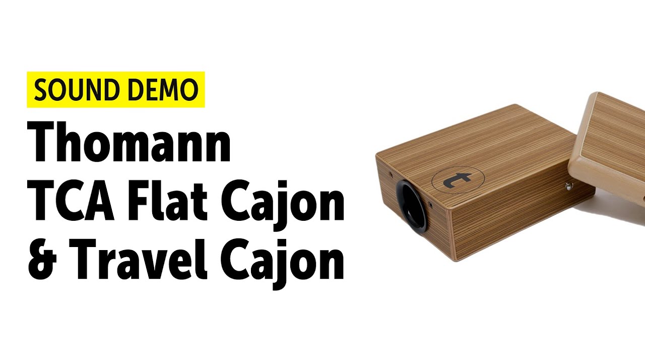 Thomann | TCA Flat Cajon & TCA Travel Cajon | Sound Demo