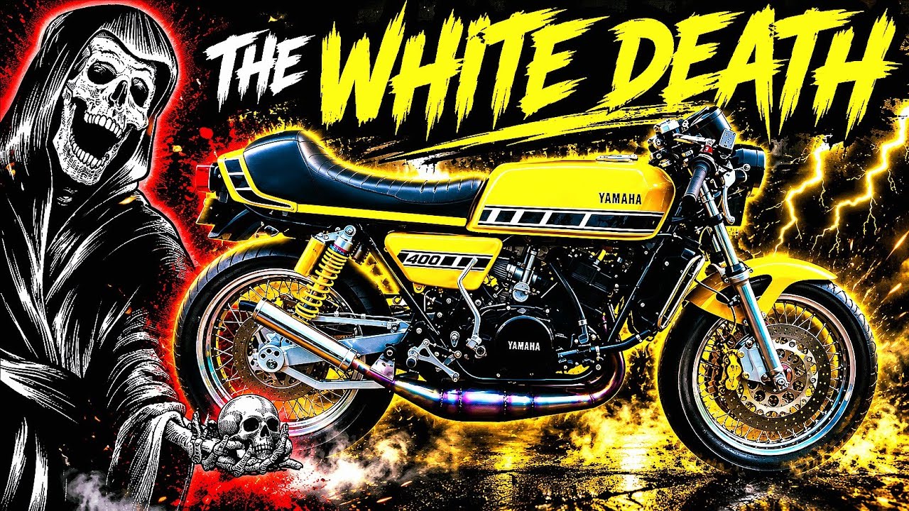 Зверь 2-тактного Yamaha RD400, СТРАШНАЯ БЕЛАЯ СМЕРТЬ😱