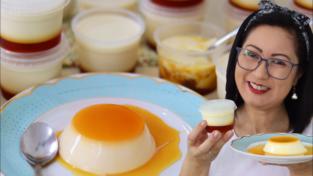 FLAN CASEIRO IGUAL DE MERCADO - SOBREMESA ECONÔMICA - RENDE MUITO - SUPER FÁCIL - DIKA DA NAKA