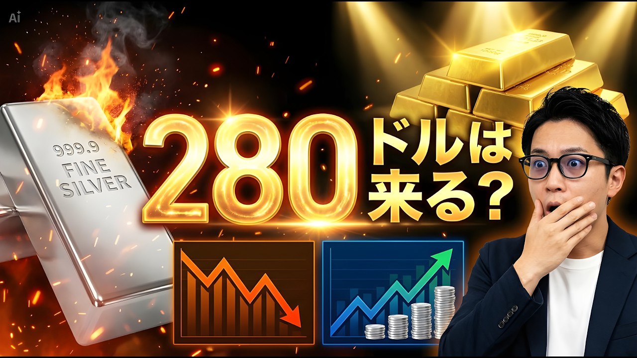 銀は280ドルへ？金銀比率が衝撃的な計算を示した