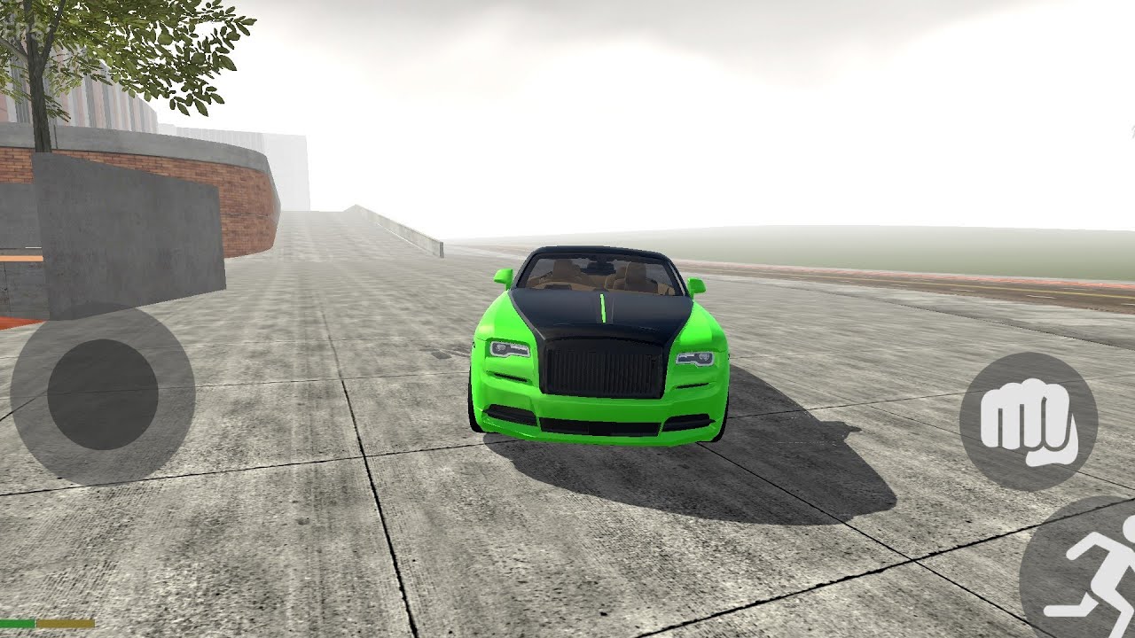 Rolls-Royce car testing indian bikes driving 3D 