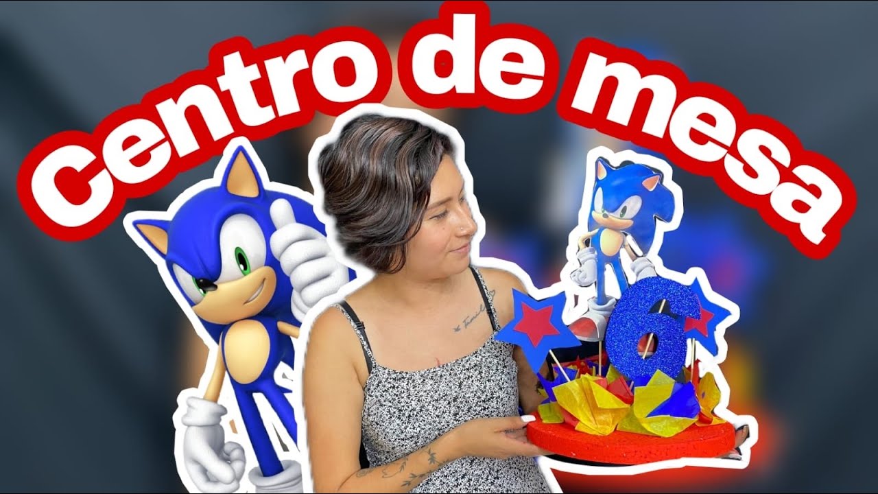Centro de mesa Sonic