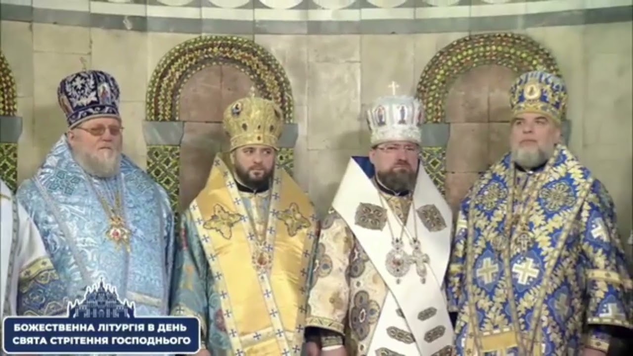 Євангельське читання у день свята Стрітення Господнього в Свято-Михайлівському соборі (02.02.2026)