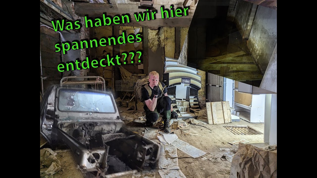 Gefluteter Bunker und eine Flohmarktmühle am Fluss entdeckt