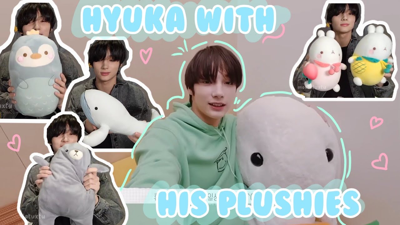 Hyuka with his plushies (Special for Hyuka birthday) [TXT 2 MINUTE VIDEO]