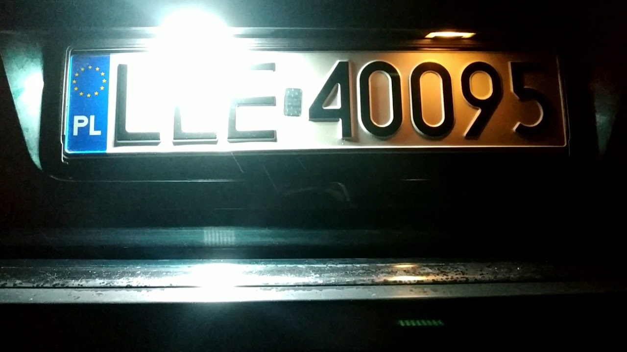 Podświetlenie tablicy rejestracyjnej 48 LED