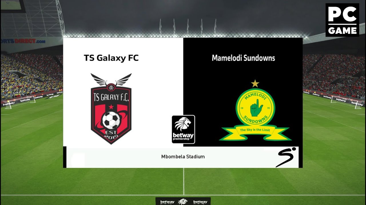TS Galaxy vs Mamelodi Sundowns| Betway Premiership 2025/26| Pes 2017 PC Game| REALISTIC GAMEPLAY]