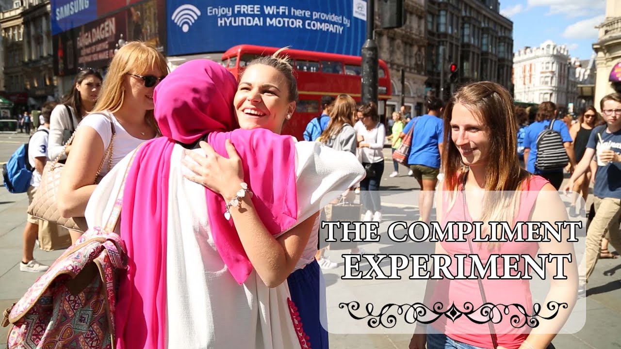 Complimenting a stranger social experiment! | تأثير الكلمة الواحدة!