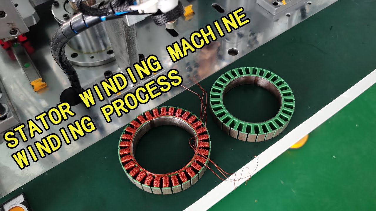 Automatic BLDC Outslot Stator Winding Machine / Armature Stator Winder