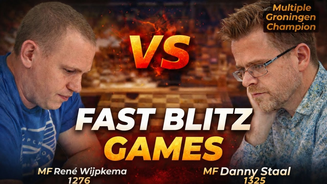 BLITZ DECIDER LIVE | René Wijpkema vs Danny Staal | MF Draughts
