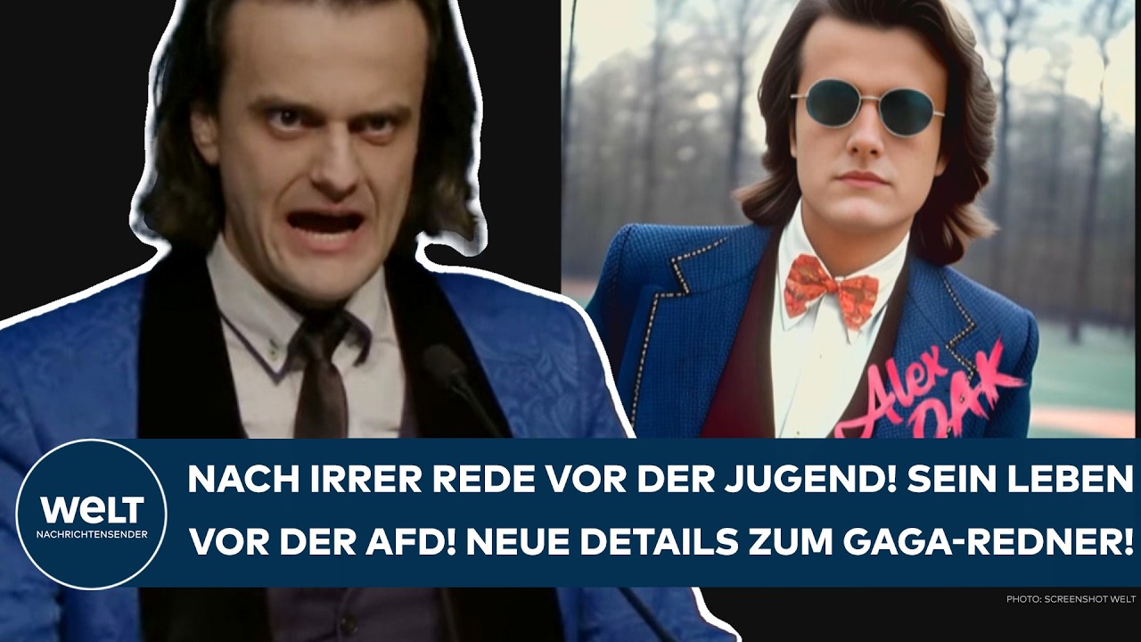 GIE&szlig;EN: Nach der irren Rede vor der Jugend! Sein Leben vor der AfD! Neue Details zum Gaga-Redner!
