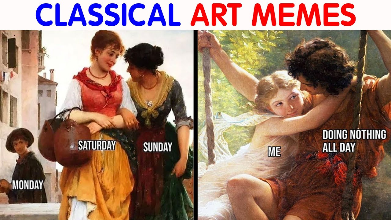 Hilarious Classical Art Memes That Deserve A Museum Of Their Own|| video compilation #52