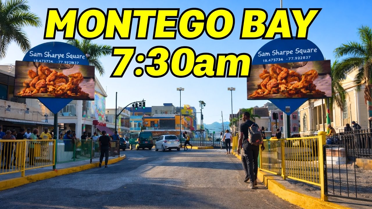 The REAL Montego Bay 🇯🇲 Raw Morning Drive Through the City