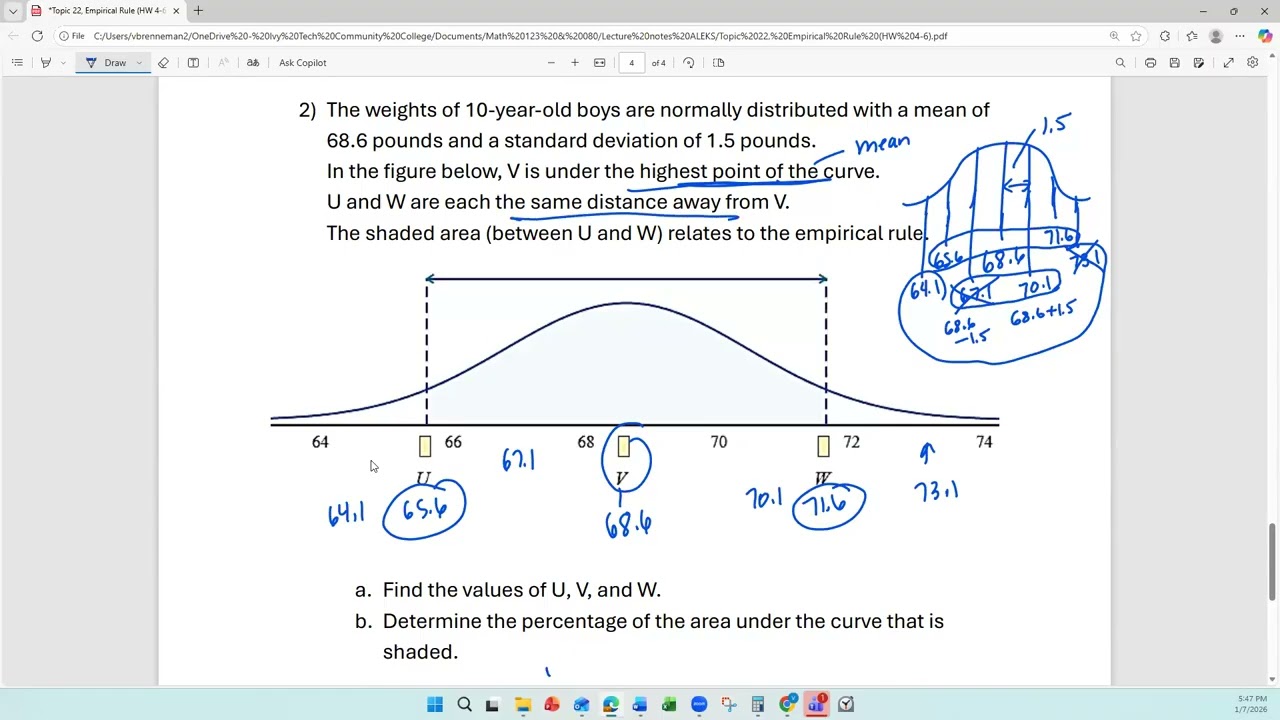 Topic 22, Empirical Rule
