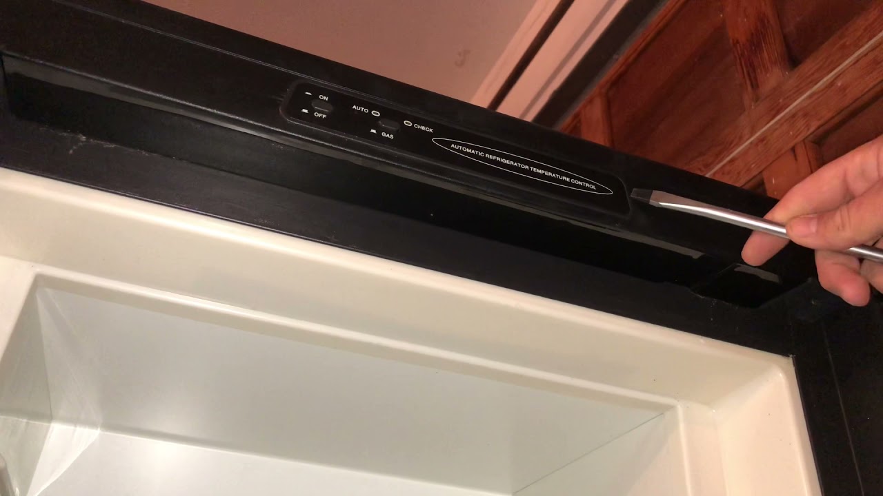 How to Replace Dometic Rv Refrigerator Eyebrow Board