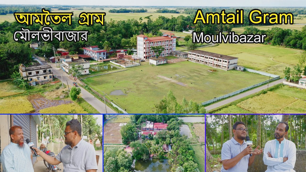 Amazing Village View | Amtail Gram Moulvibazar | আমতৈল গ্রাম