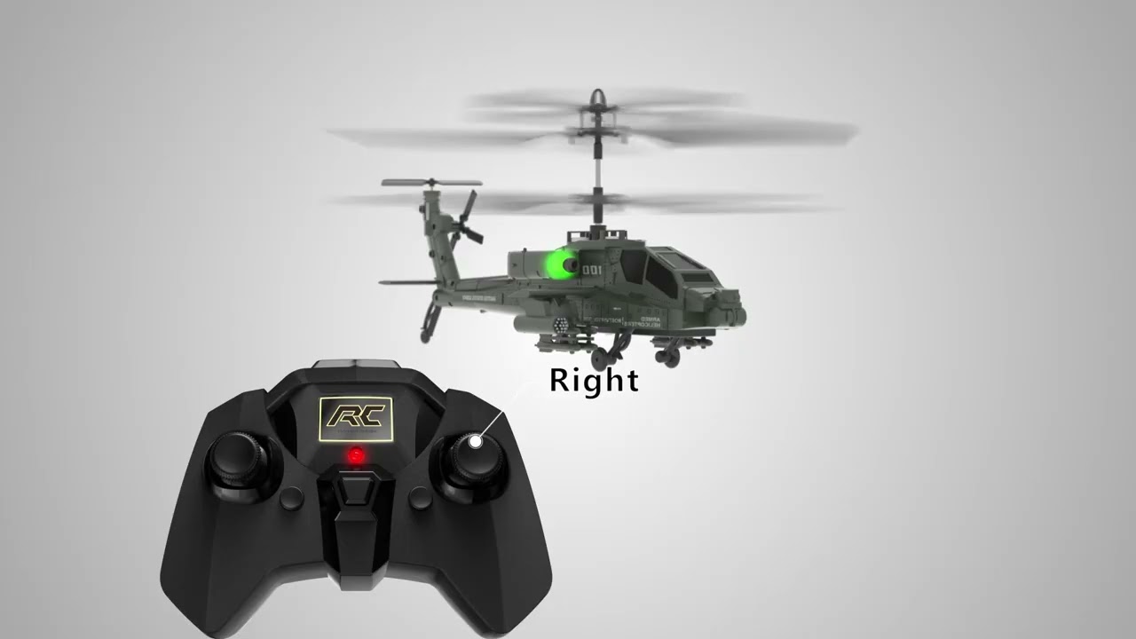 XK1 RC Helicopter Operation Tutorials for Beginners