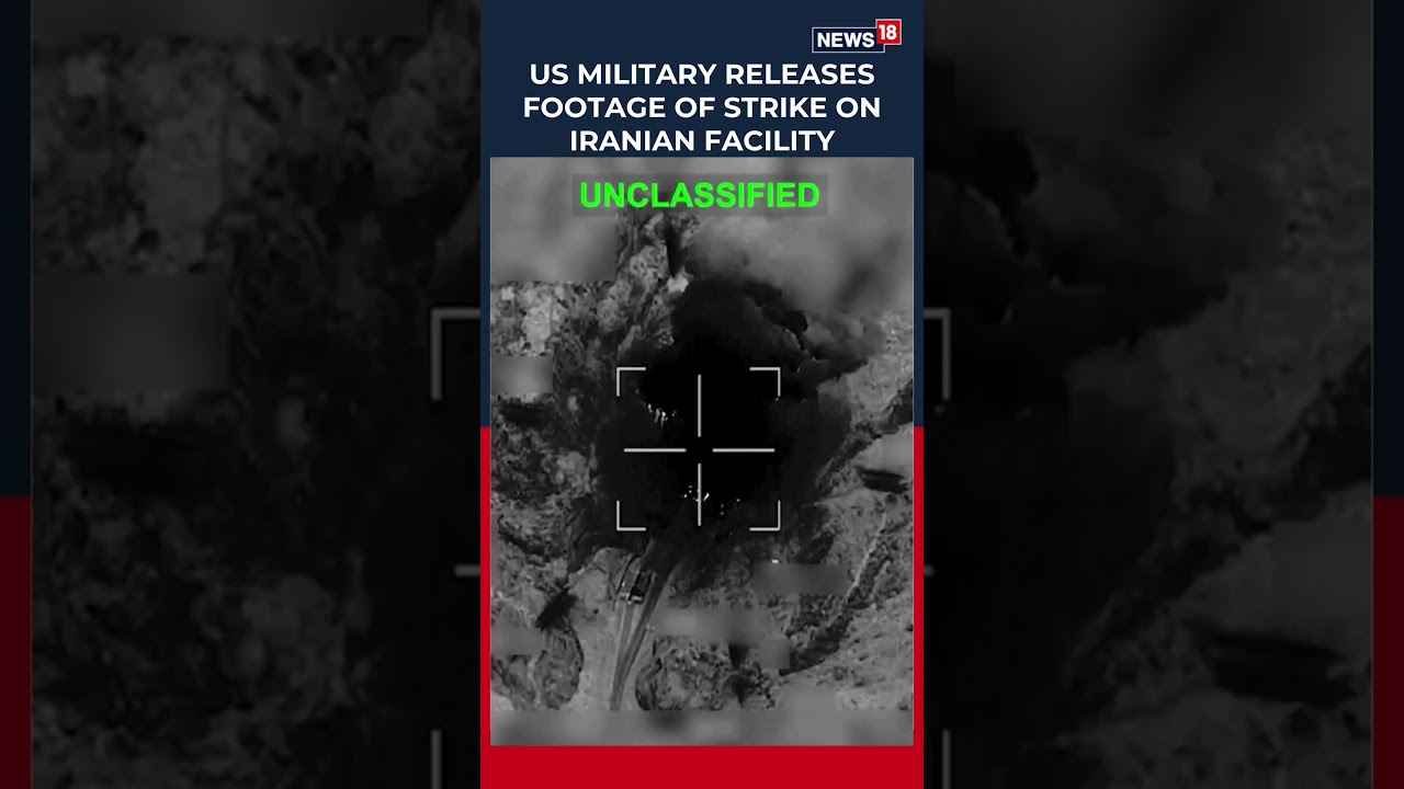 US Military Releases Footage of Strike on Iranian Facility in Haji Abad | War Update | N18S