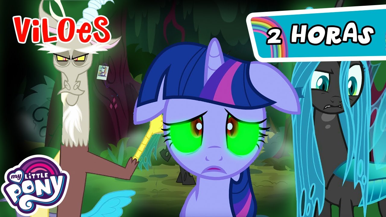 My Little Pony em português 🦄 | A Amizade é Mágica: Episódios do vilão 😈 | 2 Horas |