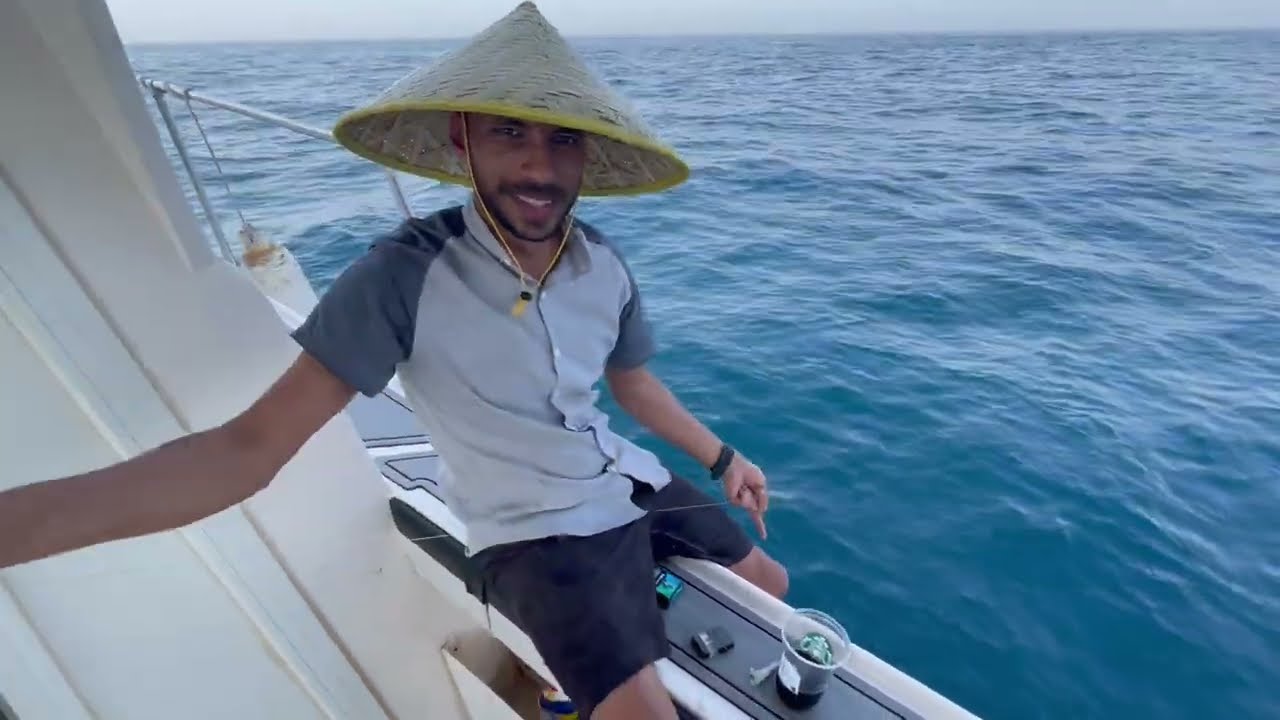 رحله حداق صيد مع الوفد الصيني اقواع قاروه