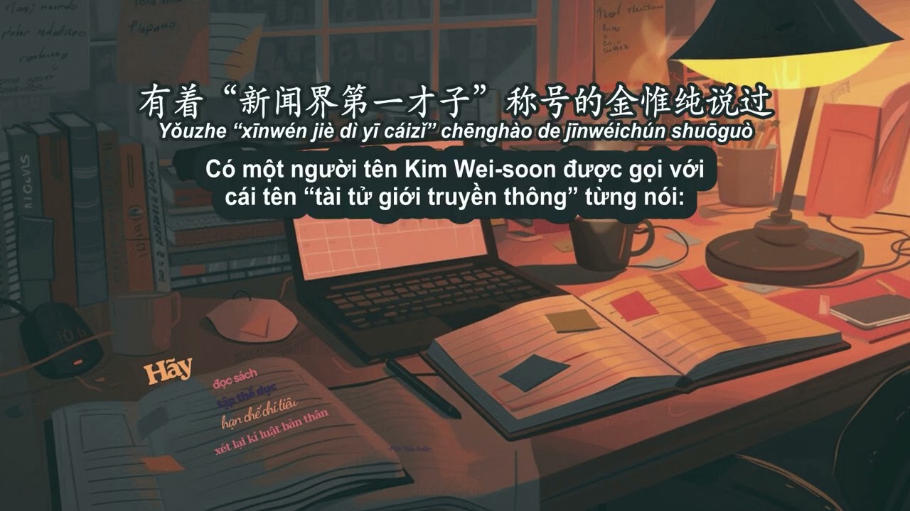 Luyện nghe tiếng Trung | Hãy đọc sách, tập thể dục, hạn chế chi tiêu, xét lại kỉ luật bản thân
