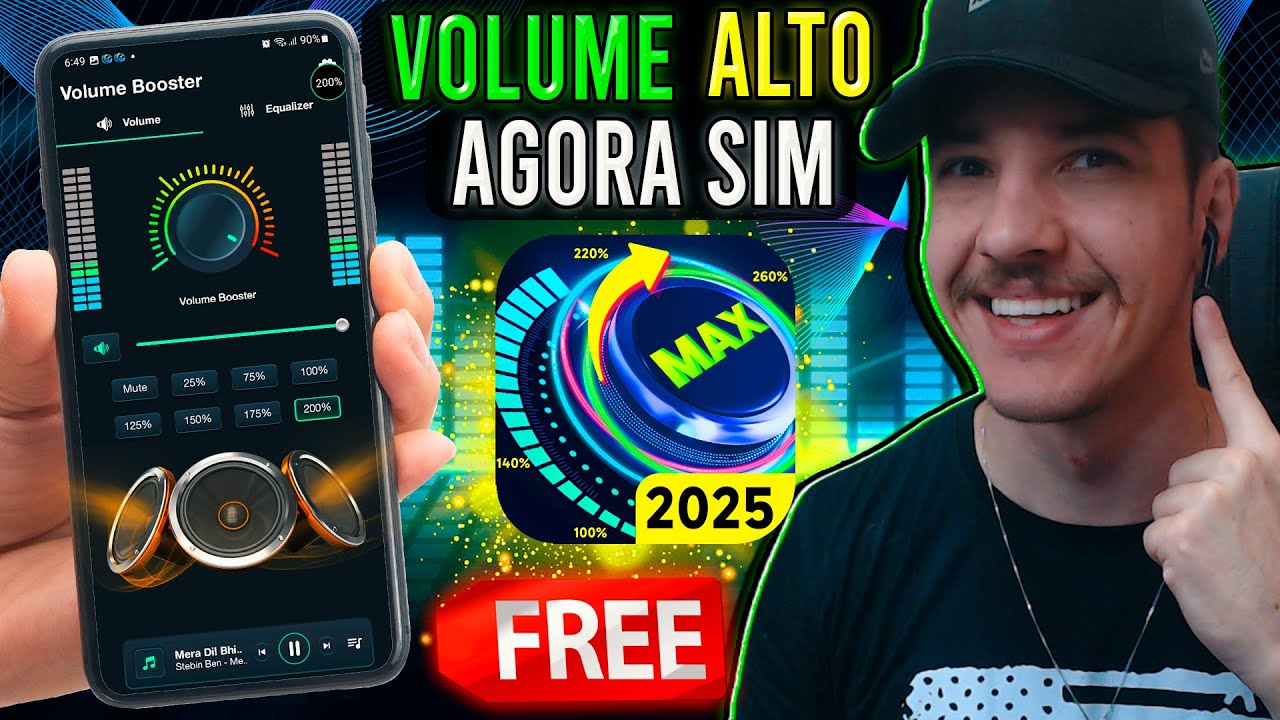 Como AUMENTAR o VOLUME do Celular ALÉM DO PERMITIDO 2025