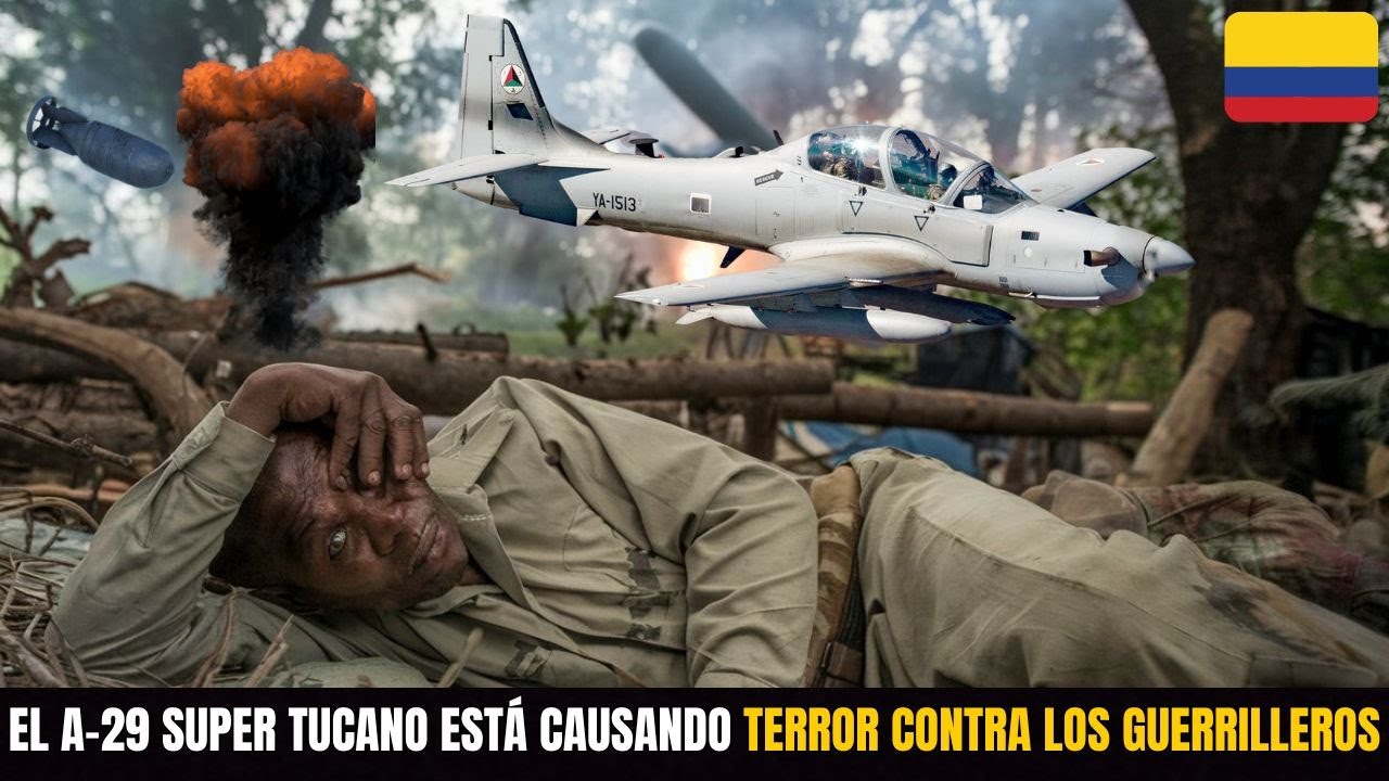 A-29 Super Tucano: El Cazador de Guerrilleros en las Selvas de Colombia