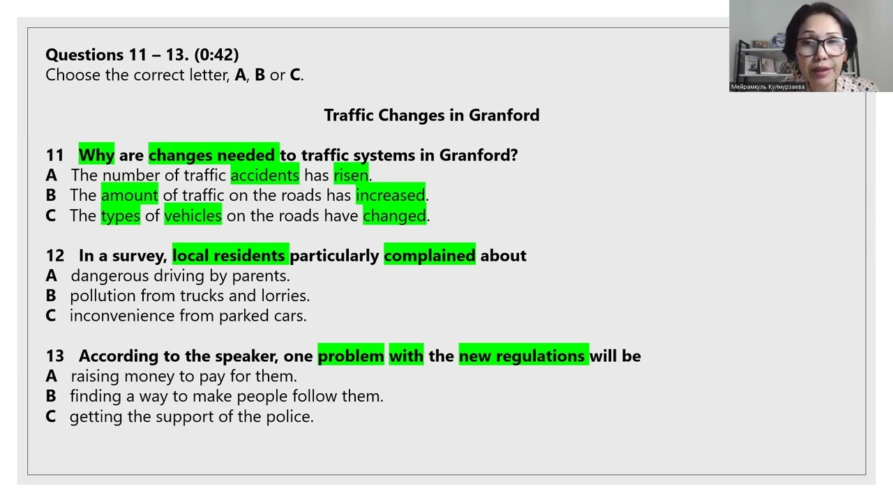 IELTS LISTENING GENERAL