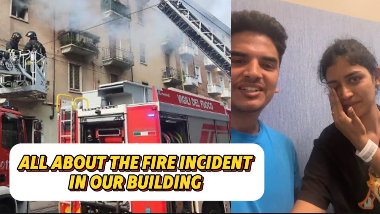 All about the fire incident in our building🧯🚒| Italy 🇮🇹 | Kannada vlogs♥️