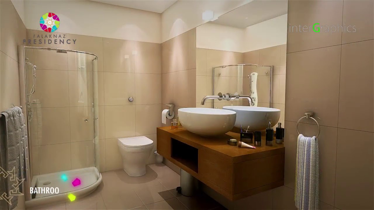 Walkthrough Falaknaz Presidency, 3d animation, renders