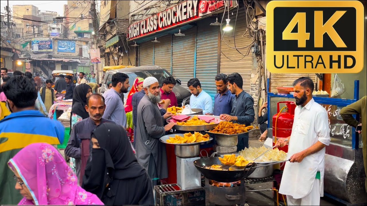 Iftar In The Lahore Pakistan, Mori Gate Bazaar || The Streets Of Lahore In Ramadan, 4K Walking Tour