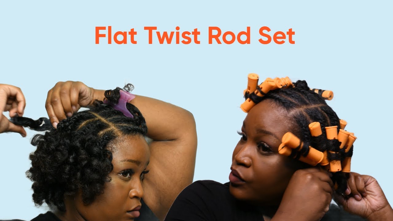 How To: EASY Flat Twist Perm Rod Set