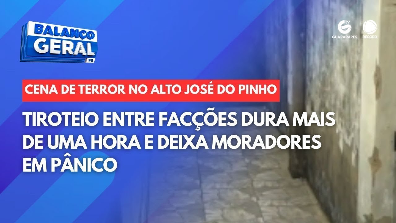 Tiroteio entre facções dura mais de uma hora e deixa moradores em pânico