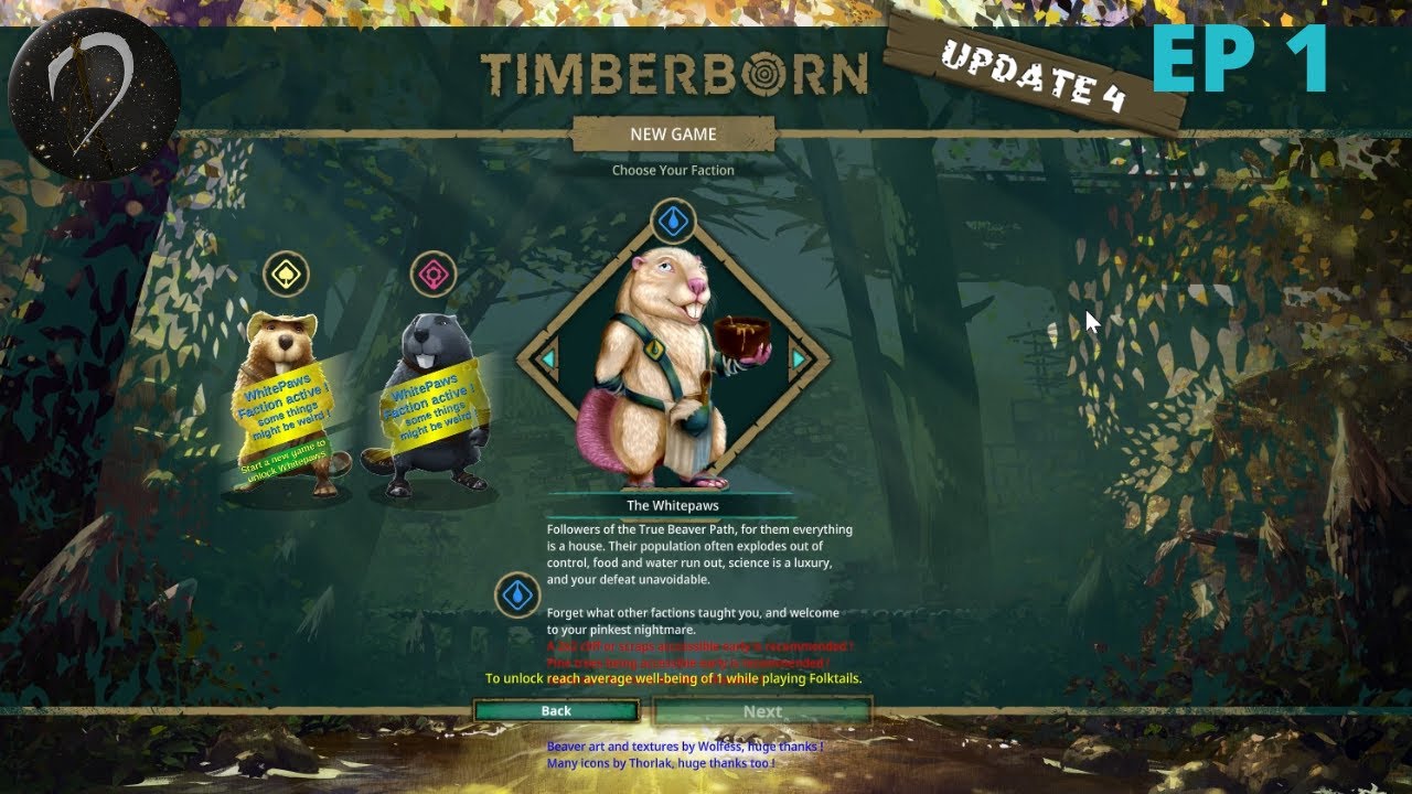 Timberborn Waterbeaver Ep 1 New Beginnings