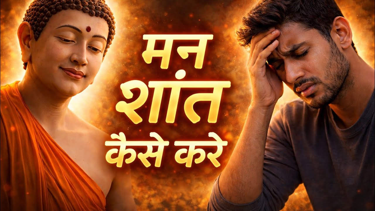 मन शांत कैसे करे || भगवान बुध्द की अमृतवाणी|| इसे सुनकर आपका शांत हो जायेगा||