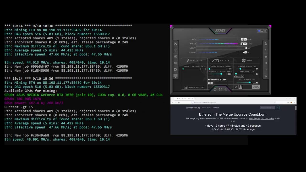 Ethereum Merge Live Stream