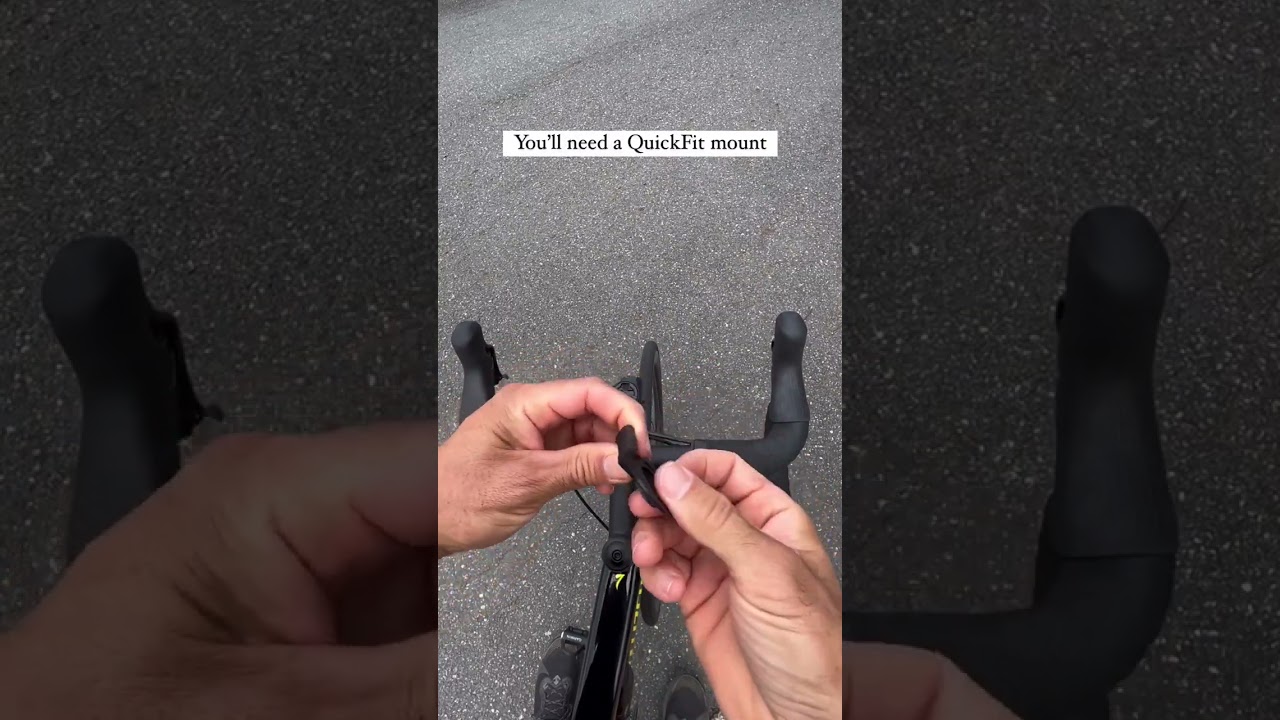 Probably the coolest Garmin accessory available.. QuickFit quarter turn mount. #cyclingsmartgadgets