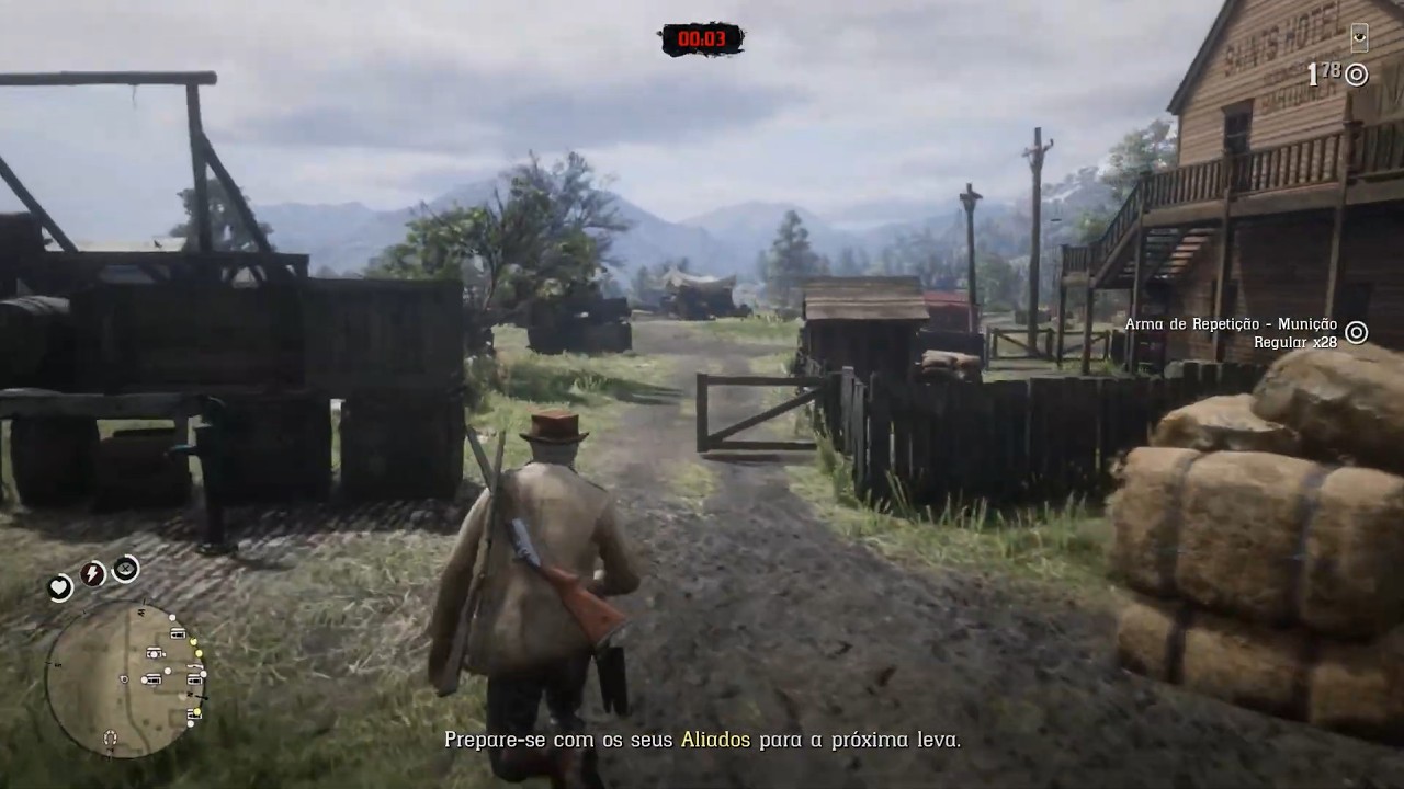 a gangue inimiga atacando valentine ás armas #187