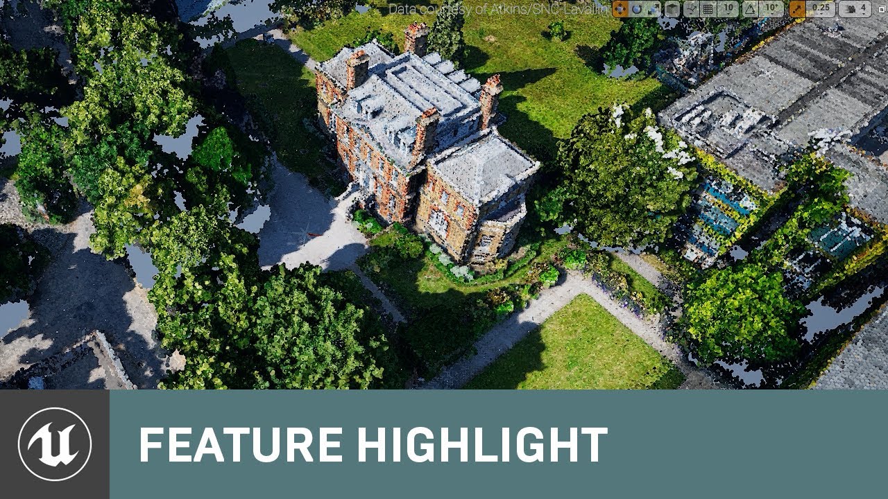 LiDAR point cloud support | Feature Highlight | Unreal Engine