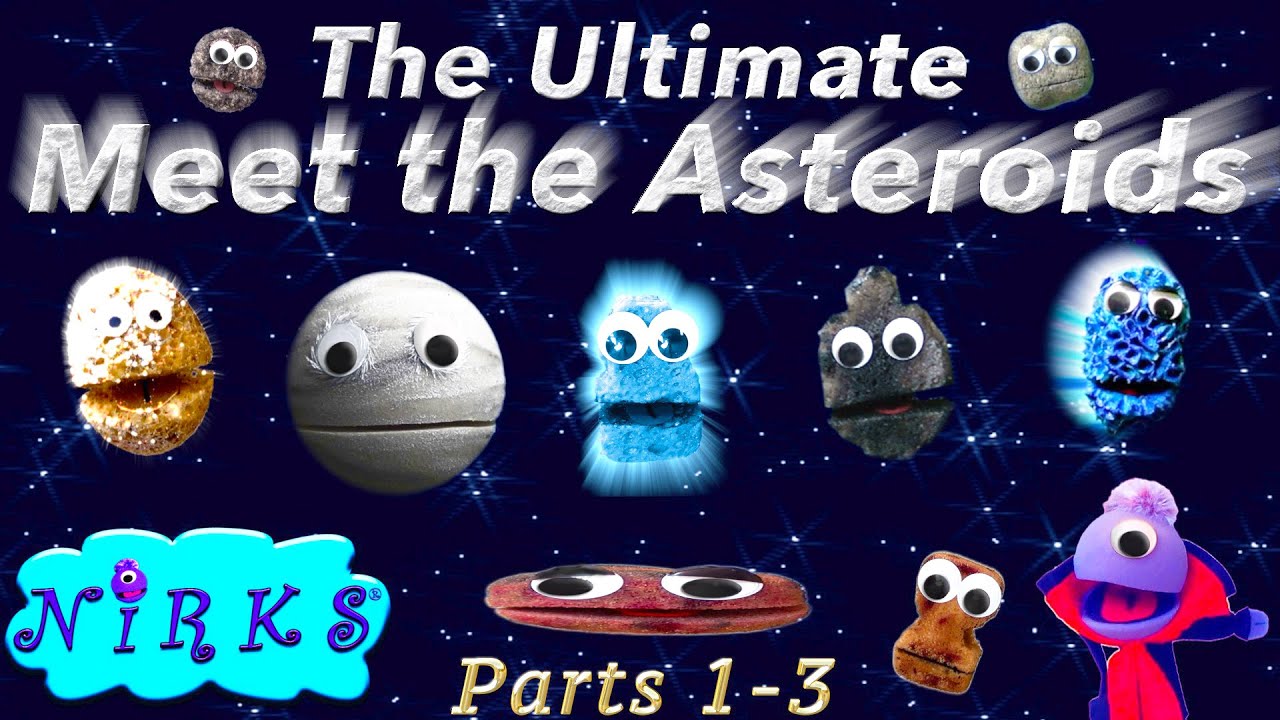 The Ultimate Meet the Asteroids - Parts1-3 - Solar System Song - Learn Astronomy / Space - The Nirks