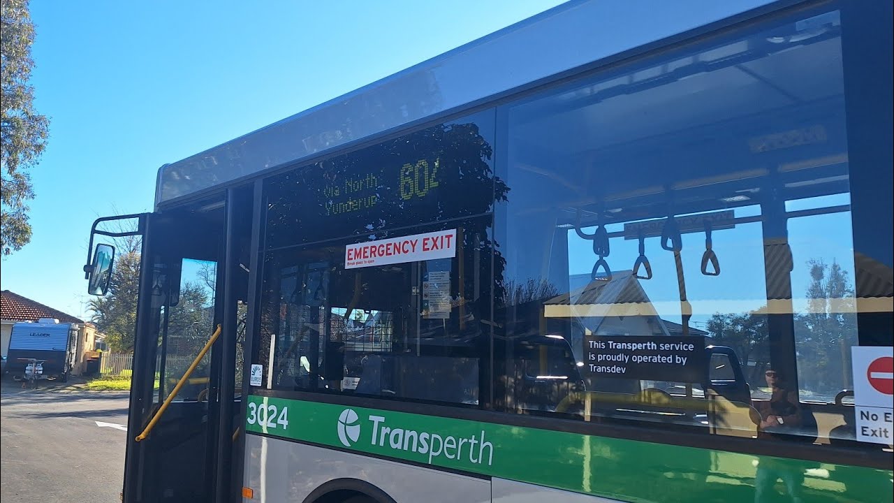 [Yunderup Oddity] Transperth Bus Route No. 604 (TP3024) South Yunderup to Mandurah Station